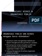 Organisasi Bisnis & Organisasi Publik Ika Ruhana PDF