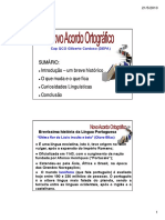 Palestra Novo Acordo Ortografico PDF