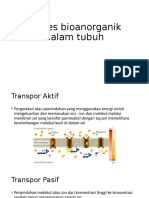 Proses Bioanorganik Dalam Tubuh