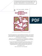 Animal Reprod Science 2009