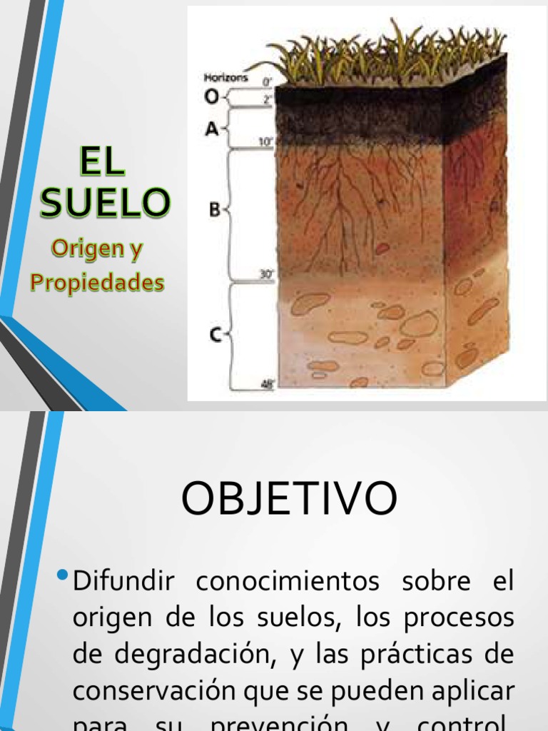 EL SUELO Origen y Propiedades | PDF | Suelo | Ciencias de la Tierra