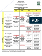 Quadro Semanal Filosofia 1 Sem 2020