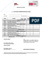 MPA TRACKING FORM (NonThesis)