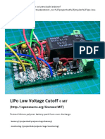 LiPo Low Voltage Cutoff - Arduino Project Hub