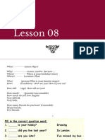 Lesson 08 - Beginner