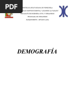 Ensayo Sobre Demografía