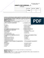 prueba diagnostico 4º