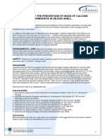 CaCO3 in Egg Shells Sheet PDF