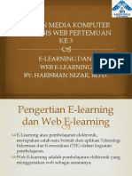 E-Learning Dan Web E-Learning