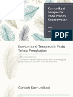 Komunikasi Terapeutik Pada Proses Keperawatan