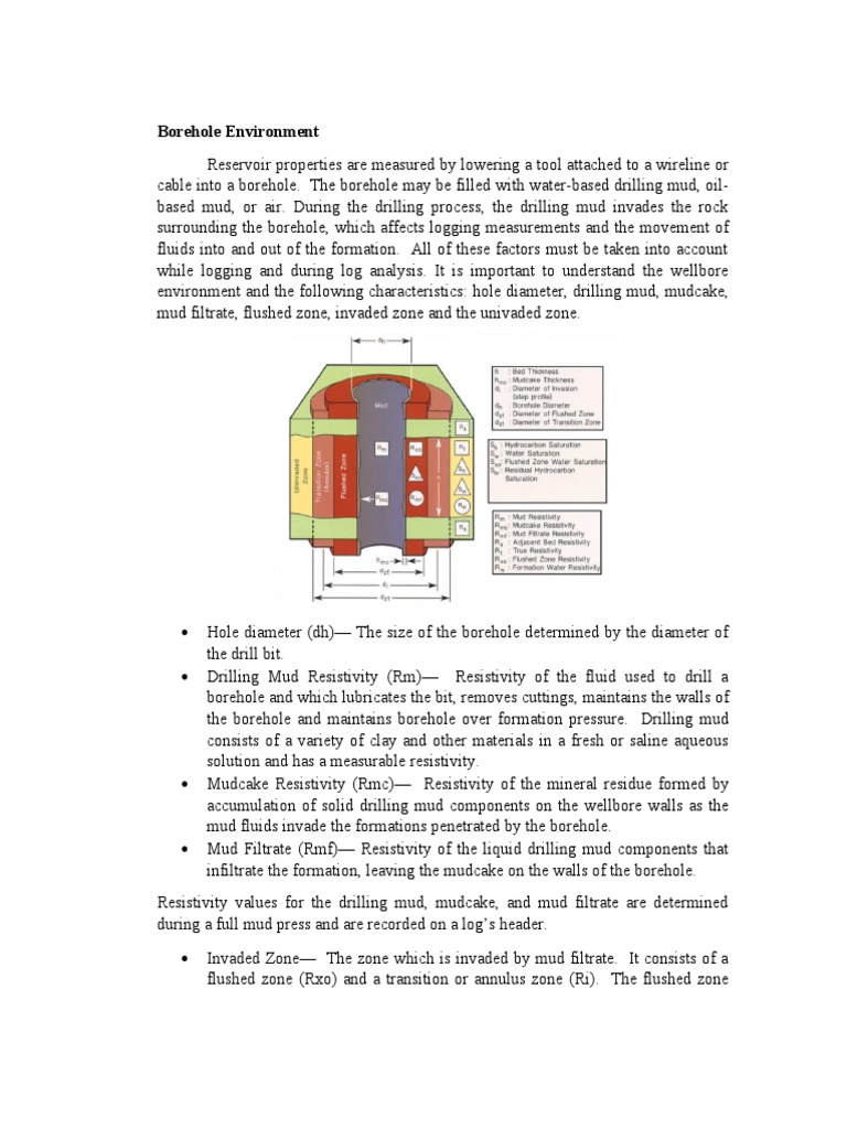 Borehole Environment.docx Drilling Chemical Engineering