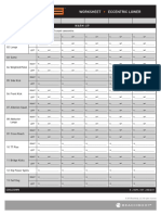 P90X3 Worksheets