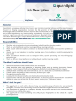 JD - Machine Learning Engineer PDF