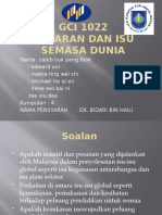 GCI 1022 Peranan Malaysia Dalam Penyelesaian Isu-Isu Global