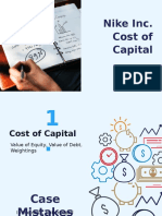 Nike Inc. Cost of Capital Case