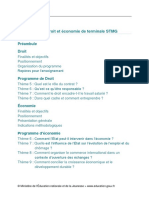 Droit Economie Terminale