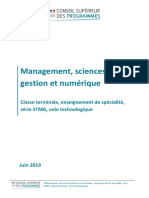 Tle - STMG - SMGN - Specialite - Voie - T - 1136981 TERMINALE MANAGEMENT PDF