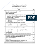 SOFTWARE ENGG_PRACTICAL LIST