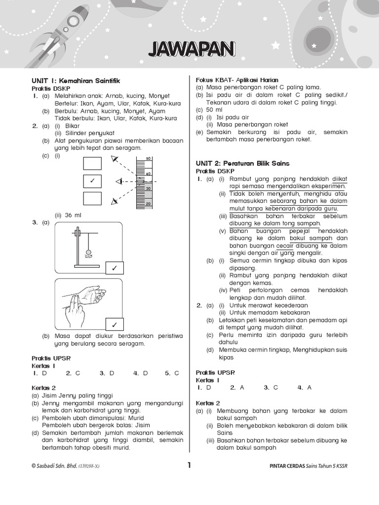 Jawapan Modul Aktiviti Pintar Cerdas Sains Tahun 5 Pdf