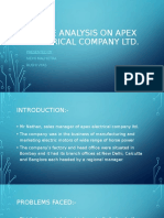 A Case Analysis On Apex Electrical Company LTD