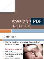 Foreign Body in The Eye