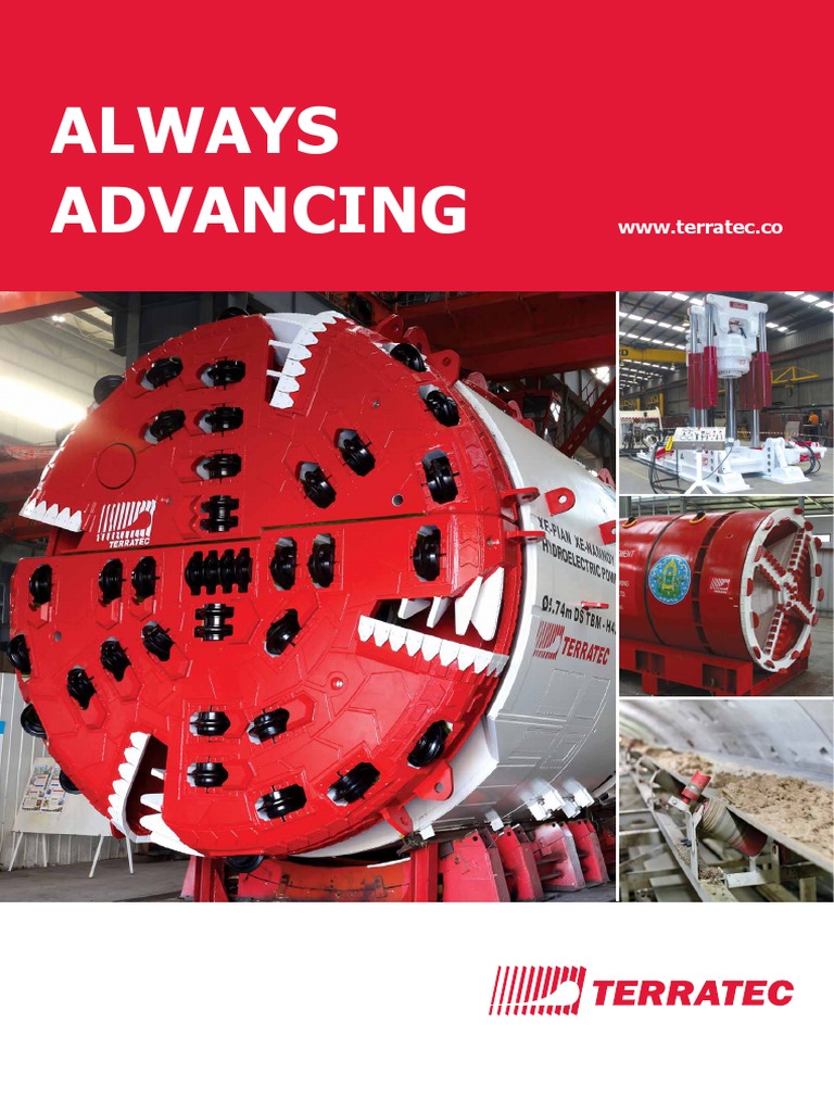 TERRATEC: Leaders in Tunnel Boring Solutions | PDF | Tunnel | Economic ...