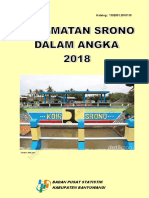 Kecamatan Srono Dalam Angka 2018 PDF