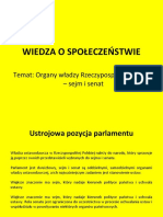 16 Organy Wladzy Rzeczypospolitej Polskiej - Sejm I Senat