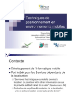 Techniques Positionnement Environnements Mobiles