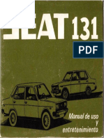 Manual de Uso y Entretenimiento SEAT 131 PDF