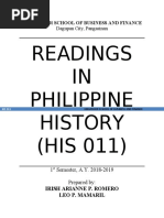 Module in Readings in Philippine History