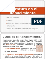 Literatura en El Renacimiento