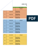 Jadwal Pa April - Juni