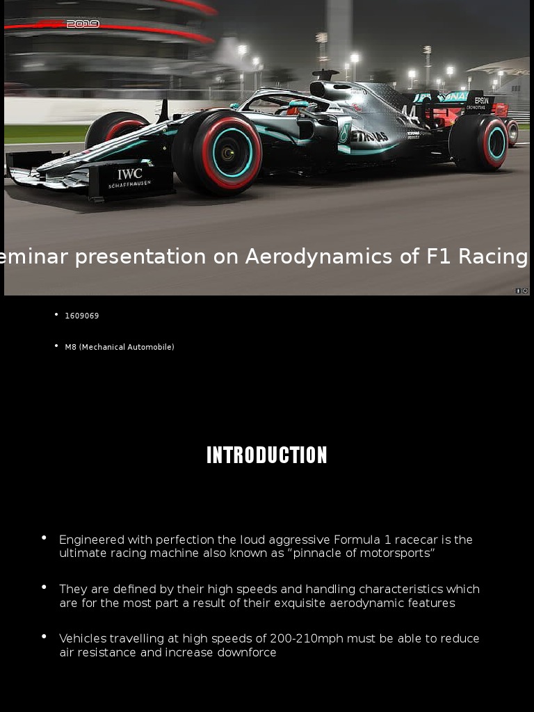 F1 Car Aerodynamics Explained | PDF | Drag (Physics) | Wing
