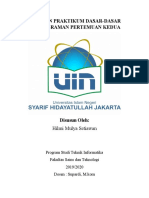 Laporan Praktikum Pertemuan KEDUA DDP