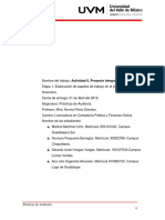 A#6 Proyecto Integrador E1 Prácticas de Auditoría PDF