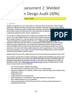 Assessment 2 - Weld Group Design Audit Outline
