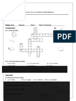 Written Test 1 A - Smiley A