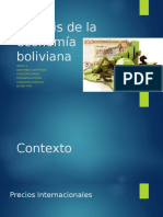 Análisis de la economía boliviana