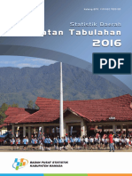 Statistik Daerah Kecamatan Tabulahan 2016 PDF