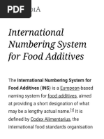 Codex GSFA and JECFA Overview | PDF | Food Safety