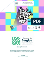 CURRÍCULO DE SERGIPE 2019 Educação Infantil PDF