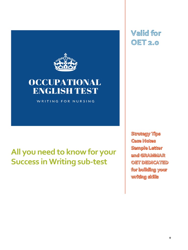 OET Writing Test Guide for Nurses | PDF | Myocardial Infarction ...