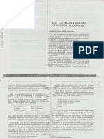 Enunciado y Oración Funciones Oracionales PDF