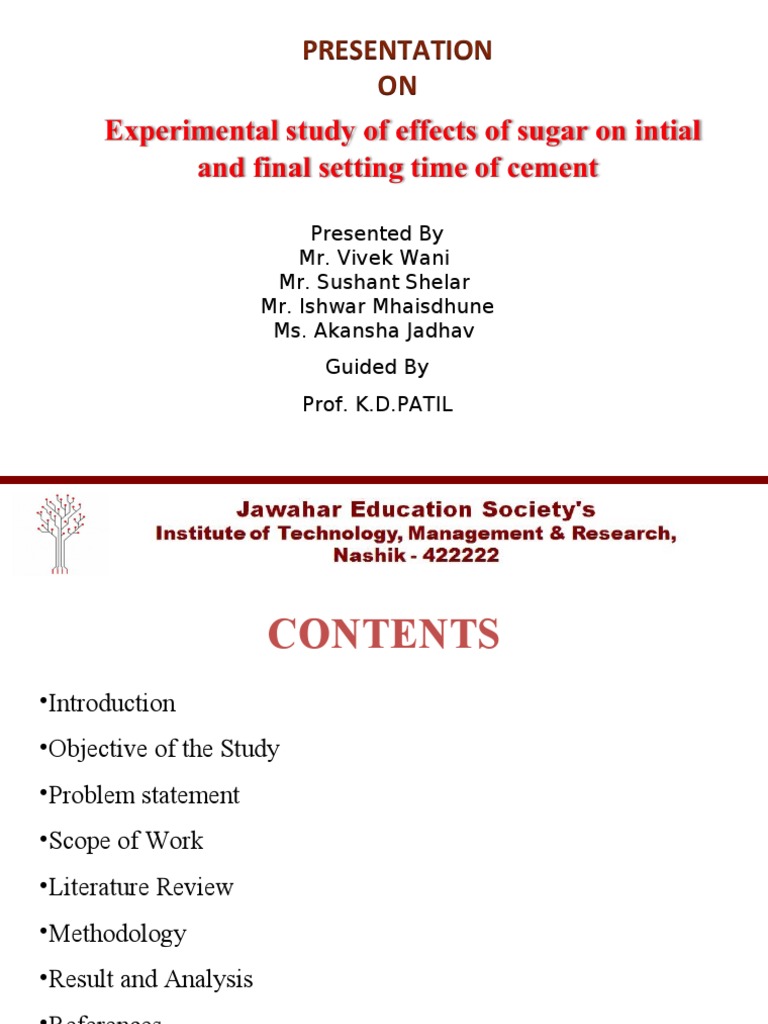 Final PPT VW | PDF | Concrete | Cement