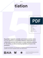 AIA Guides For Equitable Practice 05 Negotiation PDF