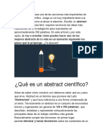 Manual para Redactar Un Abstract