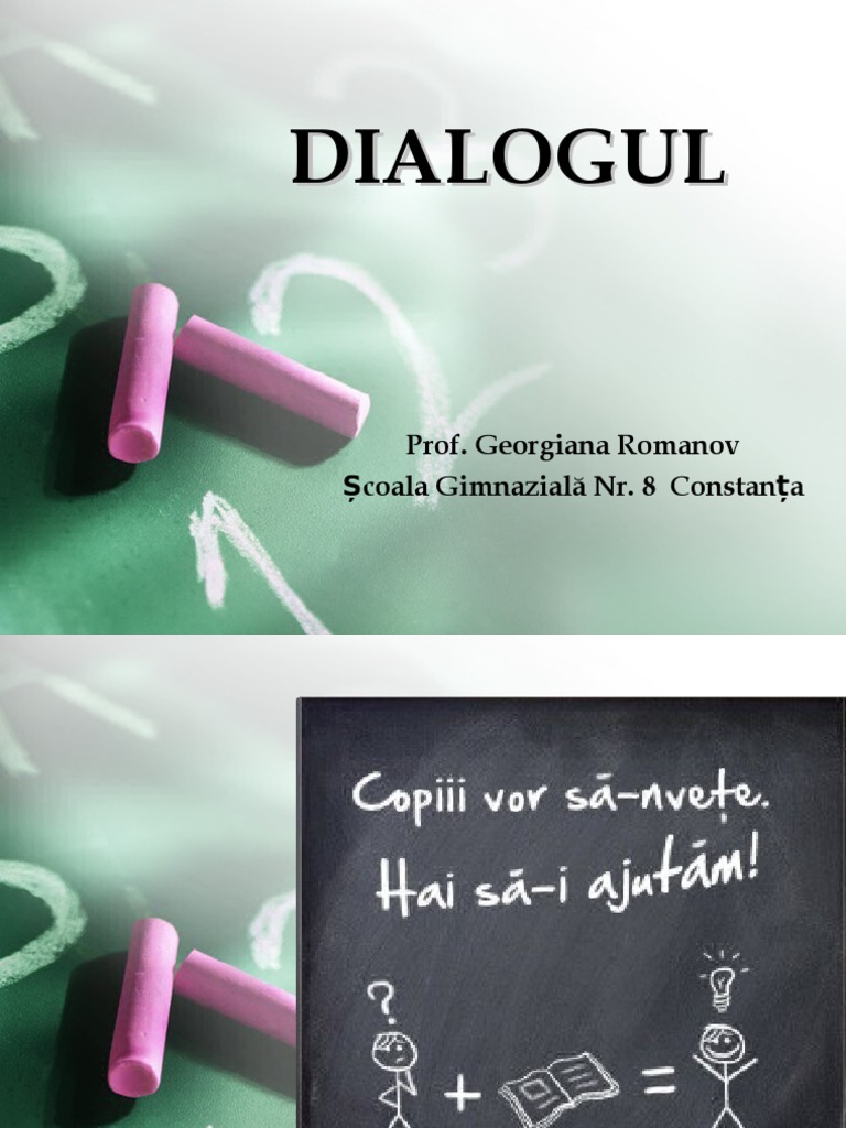 1 Dialogul | PDF