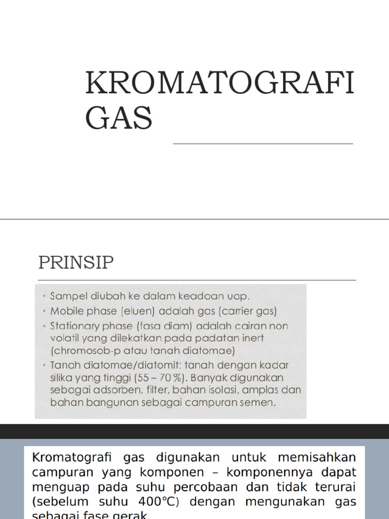 Kromatografi Gas PDF PDF