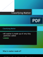 Classifying Matter PDF